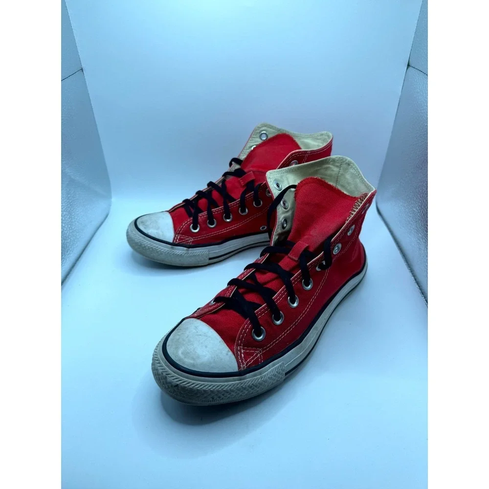 Converse Chuck Taylor All Star Hi M9621 Mens 7 Sneaker Red Canvas High Top Shoes